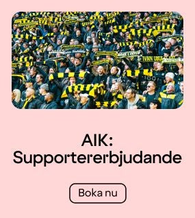 AIK: Supportererbjudande